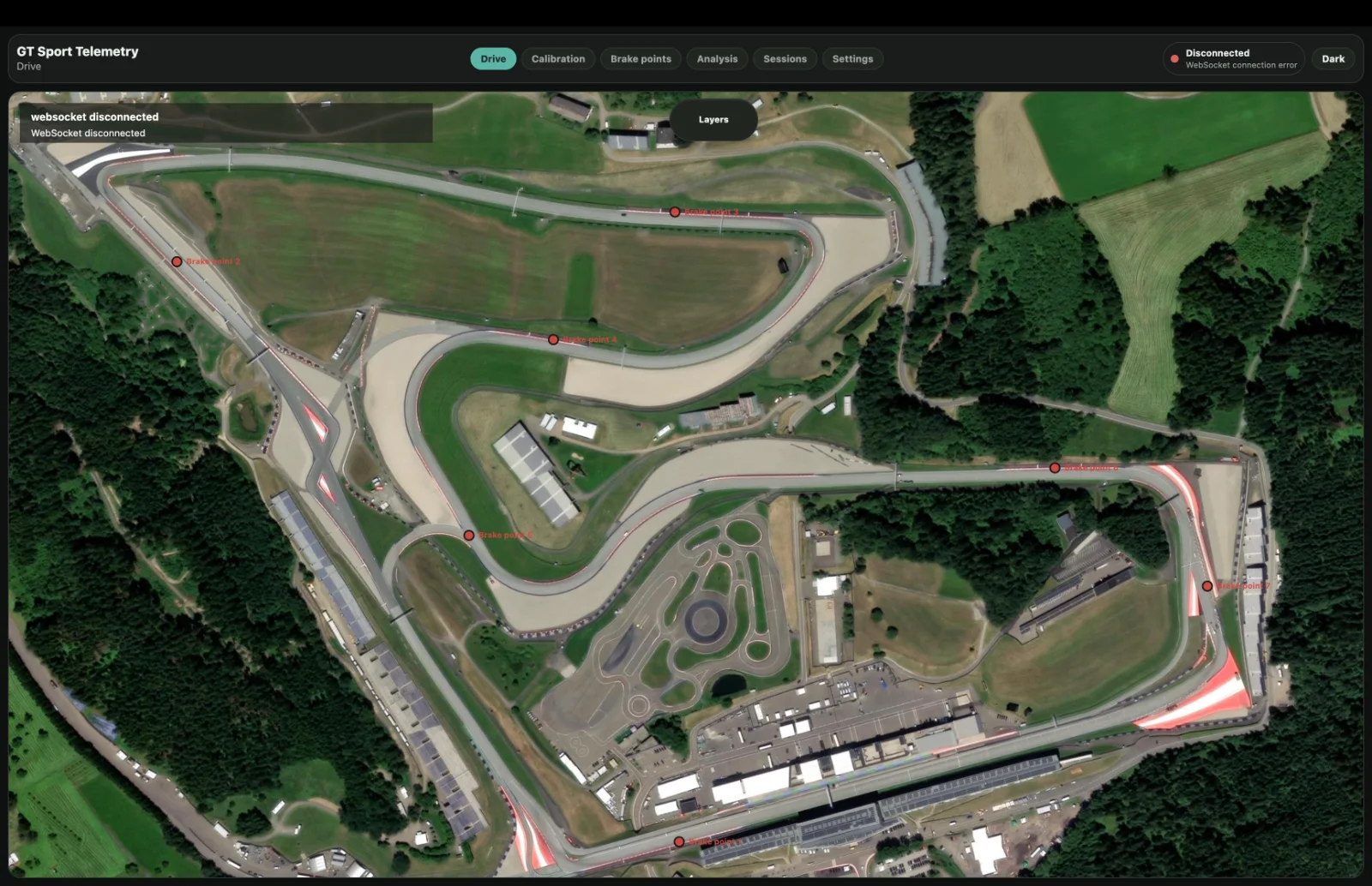 GT Sport Telemetry - system analizy jazdy i telemetrii na żywo — widok 1
