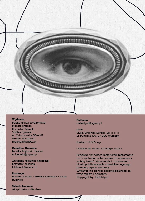 Projekt graficzny wydania specjalnego magazynu „Detektyw” — widok 3